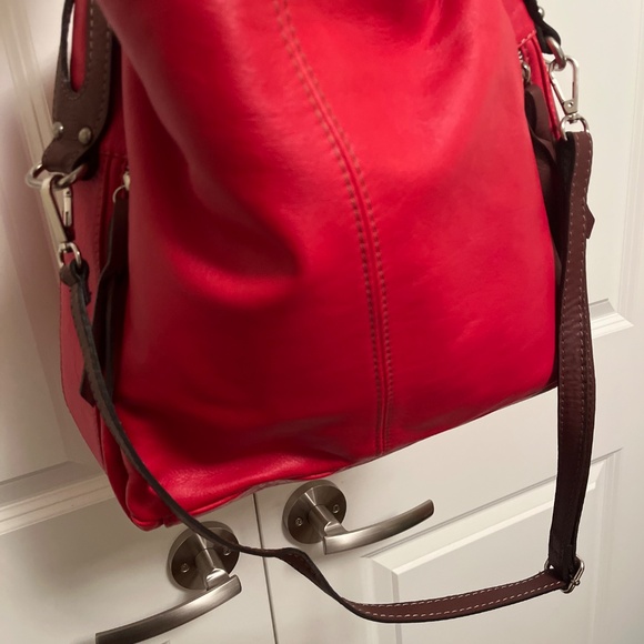 Red leather purse - Picture 7 of 7